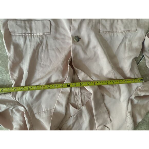 JCrew 12 Alfie Lyocell Twill Oversized Jacket Light Pink - Picture 8 of 10